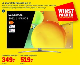 Makro Lg smart uhd nanocell led-tv aanbieding