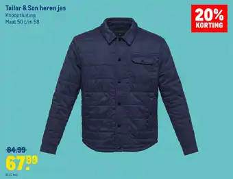 Makro Tailor & son heren jas aanbieding
