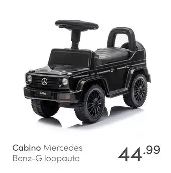 Baby & Tiener Cabino mercedes benz-G loopauto aanbieding