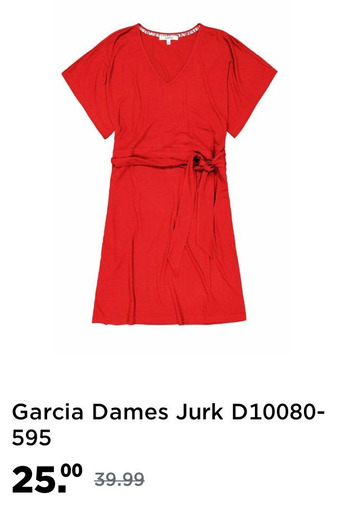 Jeans Centre Garcia Dames Jurk  D10080-595 aanbieding