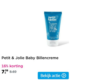 Plein.nl Petit & Jolie Baby Billencreme 75 aanbieding