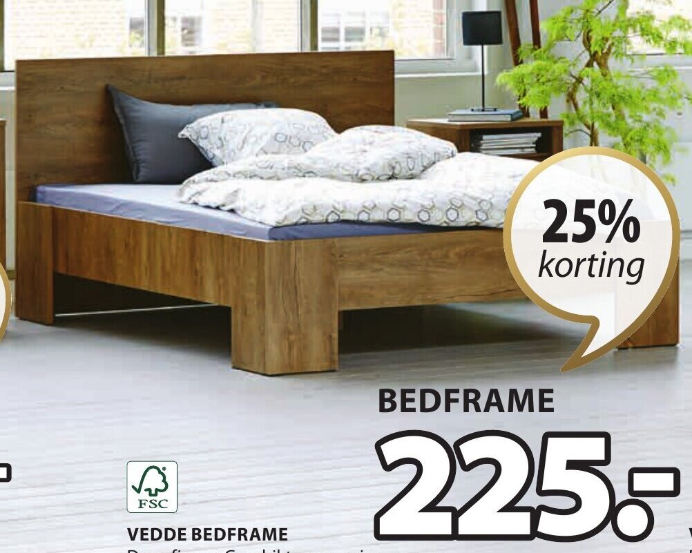 Vedde bedframe aanbieding bij Jysk