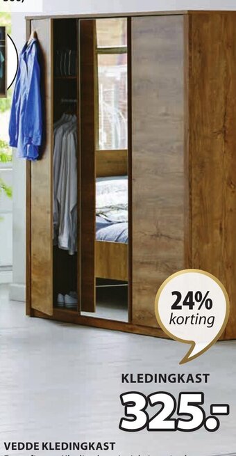 Jysk Vedde kledingkast aanbieding