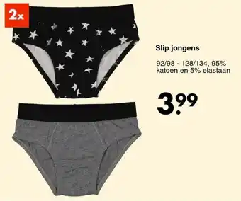 Wibra Slip jongens aanbieding