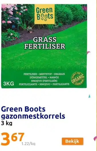 Action Green boots gazonmestkorrels 3 kg aanbieding