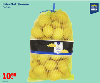 Makro Metro chef citroenen aanbieding