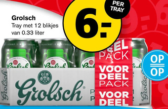 Hoogvliet Grolsch aanbieding
