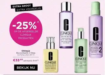 ICI Paris XL Clinique bijvoorbeeld: 3-step clarifying lotoin 487 ml aanbieding