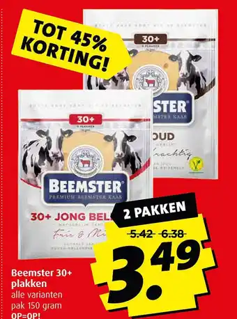 Boni Beemster 30+ plakken aanbieding