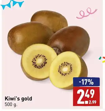 ALDI Kiwi's gold 500 gram aanbieding