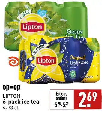 ALDI Lipton  6-pack ice tea aanbieding