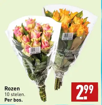 ALDI Rozen 10 stelen aanbieding