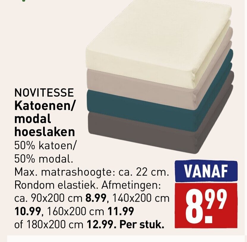 Hoeslaken jersey 80/90 x 200 cm - beige kopen? - Nederland - Dat doe je goed