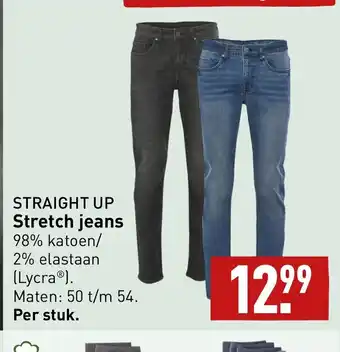 ALDI Straight UP Stretch jeans aanbieding