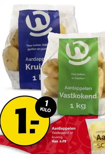 Hoogvliet Aardappelen 1 kg aanbieding