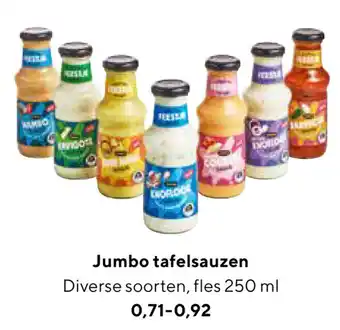 Jumbo Jumbo Tafelsauzen 250ml aanbieding