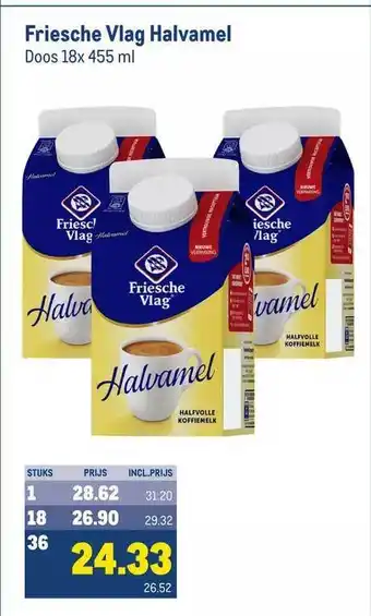 Makro Friesche vlag halvamel aanbieding