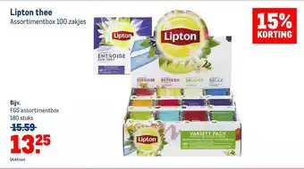 Makro Lipton thee aanbieding