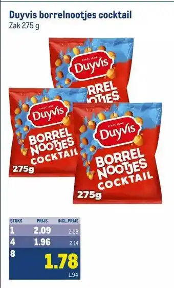 Makro Duyvis borrelnootjes cocktail aanbieding