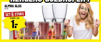 Dirck 3 Alpina Glas 45ml aanbieding