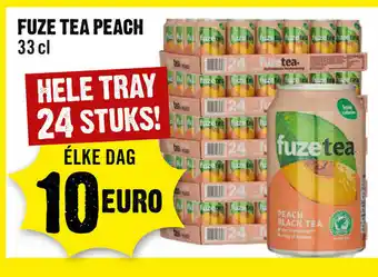 Dirck 3 Fuze Tea Peach 33cl aanbieding