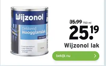 GAMMA Wijzonol lak 750 ml aanbieding