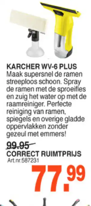 Correct Karcher WV-6 Plus aanbieding