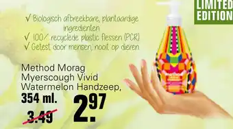 De Online Drogist Method morag myerscough vivid watermelon handzeep 354 ml aanbieding