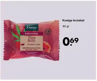 Wibra Kneipp bruisbbal aanbieding