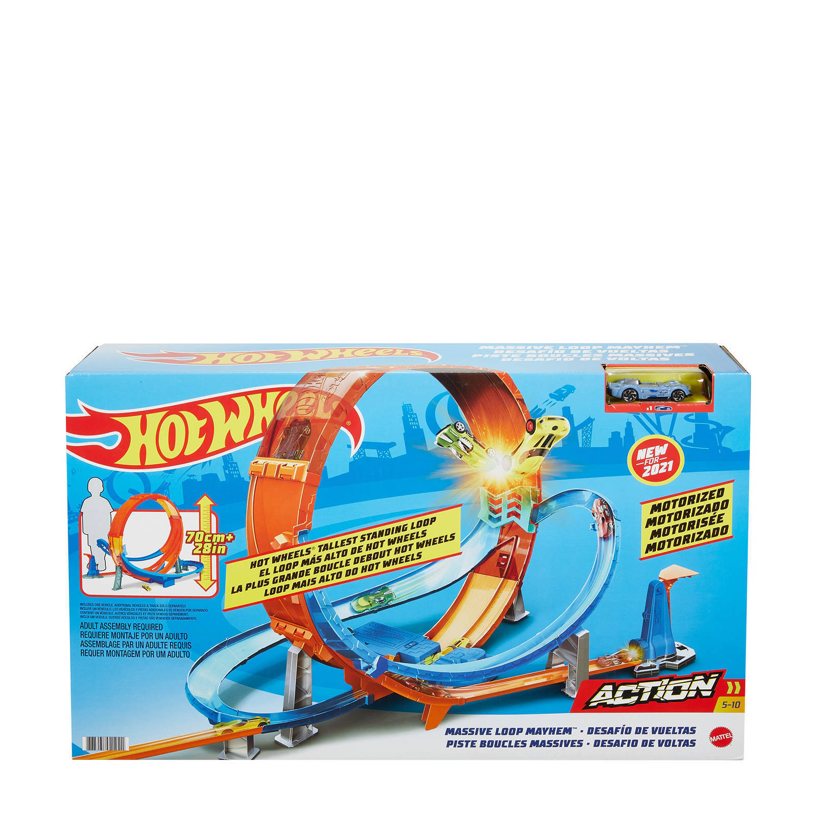 Hot wheels action wervelende looping aanbieding bij Wehkamp