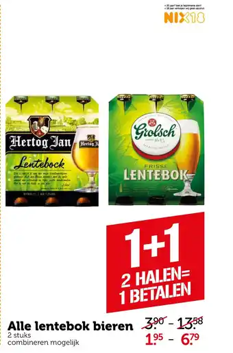 Coop Alle lentebok bieren aanbieding