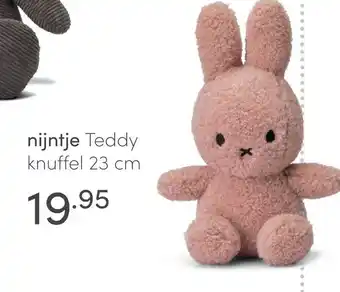 Baby & Tiener nijntje teddy knuffel 23 cm aanbieding