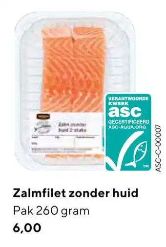 Jumbo Zalmfilet zonder huid 260g aanbieding