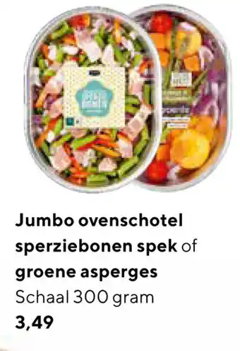 Jumbo Jumbo Ovenschotel sperziebonen spek of groene asperges 300g aanbieding