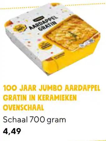 Jumbo 100 Jaar Jumbo Aardappel gratin 700g aanbieding