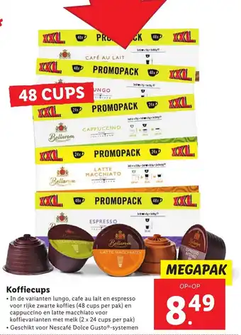 Lidl Koffiecups aanbieding
