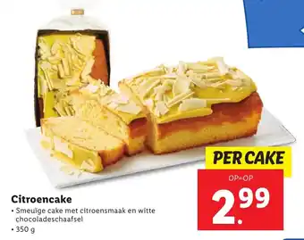 Lidl Citroencake 350g aanbieding