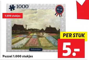 Lidl Puzzel 1.000 stukjes per stuk aanbieding