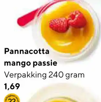 Jumbo Pannacotta mango passie 240g aanbieding