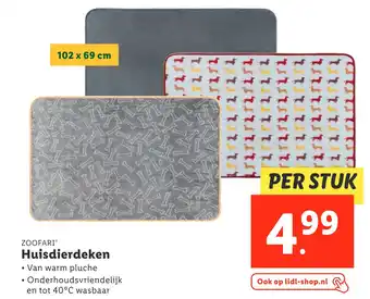 Lidl Huisdierdeken 102x69 cm aanbieding