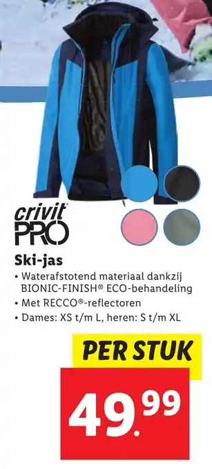 Lidl Crivit pro ski-jas aanbieding