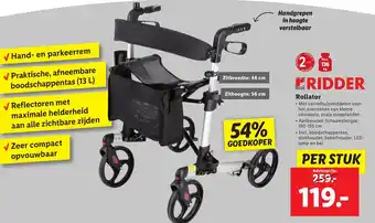 Lidl Ridder rollator per stuk aanbieding