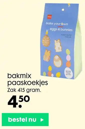 HEMA bakmix paaskoekjes 415 gram aanbieding