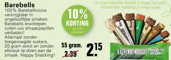 De Online Drogist Barebells aanbieding