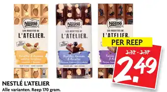 Dekamarkt Nestlé l'atelier aanbieding