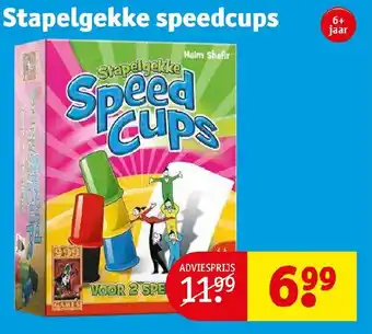 Kruidvat Stapelgekke speedcups aanbieding