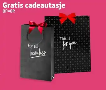 Kruidvat Gratis cadeautasje aanbieding