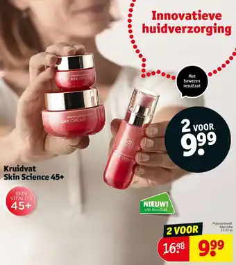 Kruidvat Kruidvat skin science 45+ aanbieding