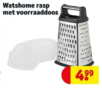 Kruidvat Watshome rasp met voorraaddoos aanbieding