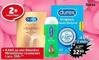 Trekpleister Durex 2 stuks aanbieding